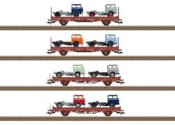 Trix 24190 H0 Güterwagen-Set Fahrzeugtransport DR