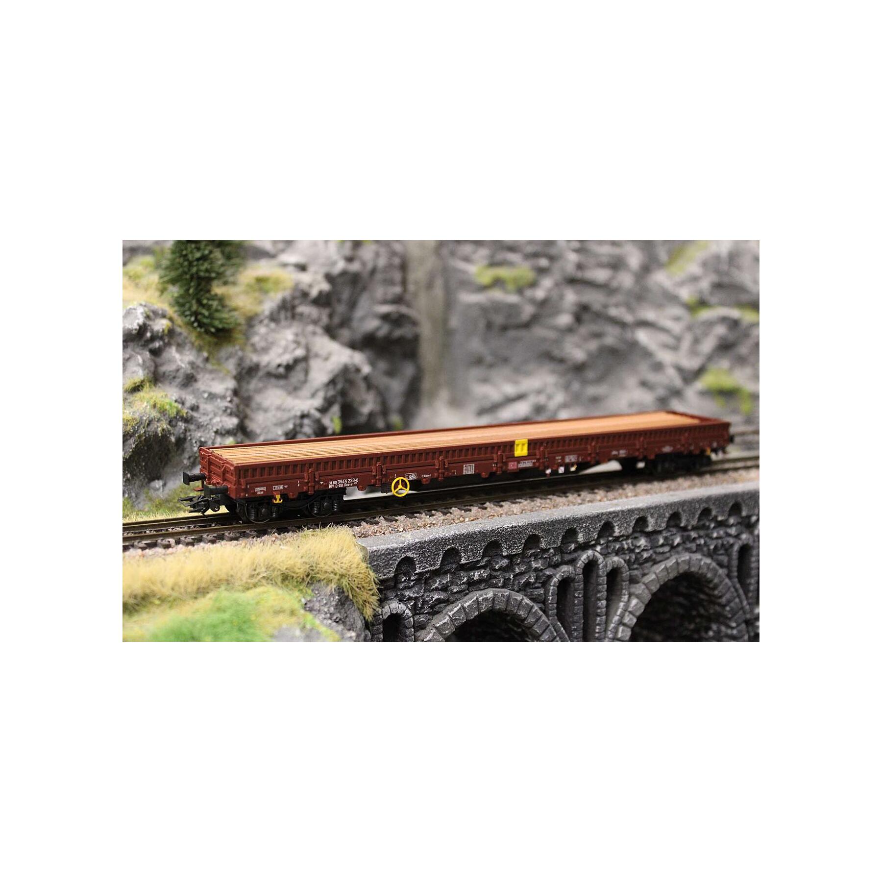 Trix 24431 H0 Niederbordwagen-Set Res-x DB AG