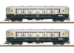 LGB 36661 G Personenwagen-Set 2 Golden Mountain Pullman...
