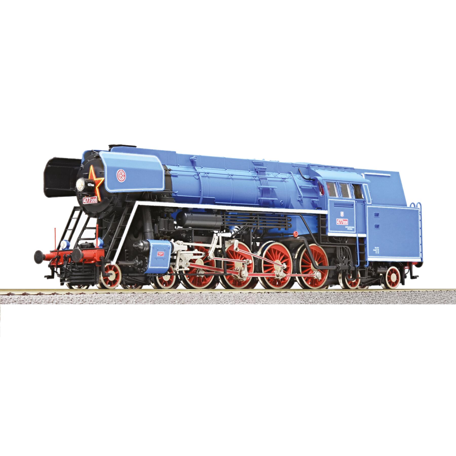 Roco 7130033 H0 Dampflokomotive BR 477 008 CSD ,Ep IV - Sound Version