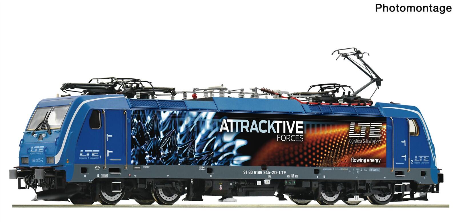 Roco 7500195  H0 Elektrolokomotive BR 186 945-2 LTE ,Ep VI