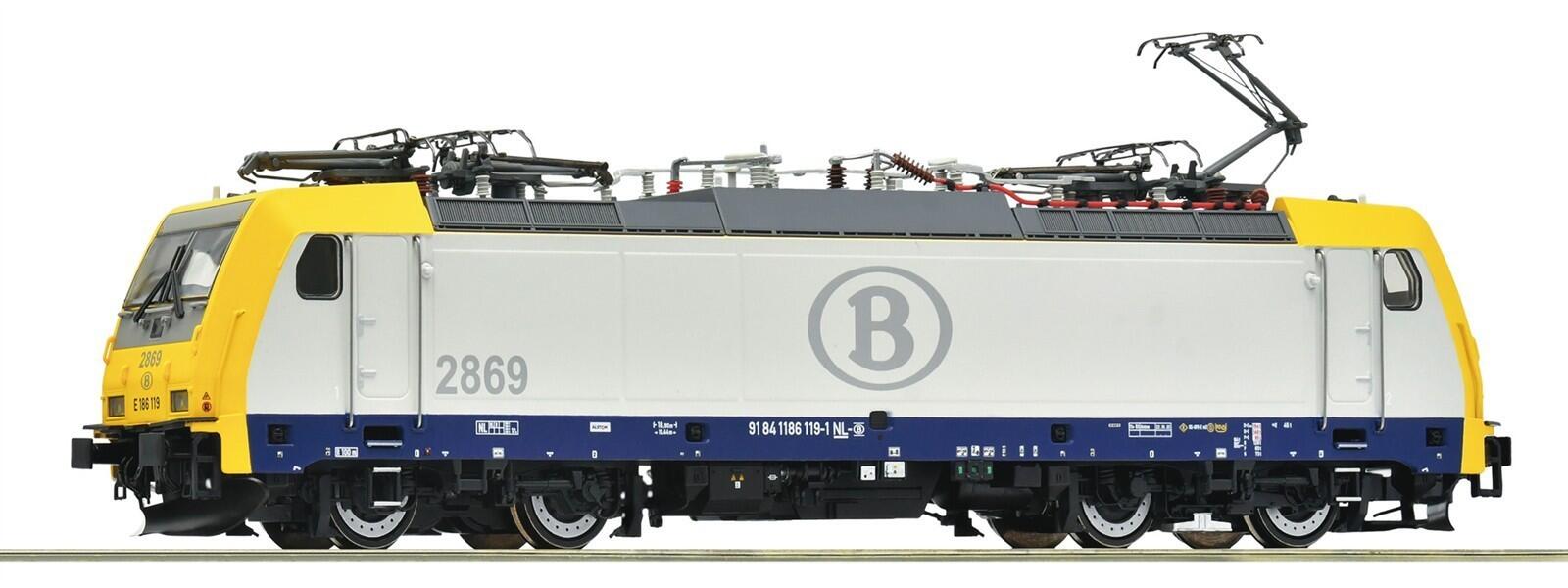 Roco 7500166  H0 Elektrolokomotive BR 186 119-1 SNCB ,Ep VI