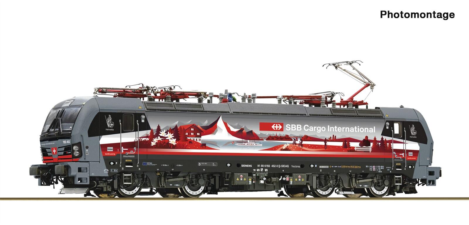 Roco 7520073 AC H0 Elektrolokomotive BR 193 452-0 „Schweizpiercer“ SBB/Cargo ,Ep VI - Sound Version