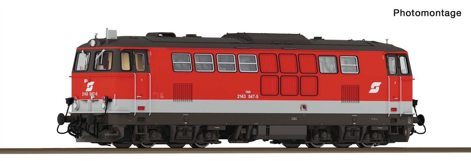 Roco 7310092  H0 Diesellokomotive BR 2143 047-5 ÖBB ,Ep V - Sound Version