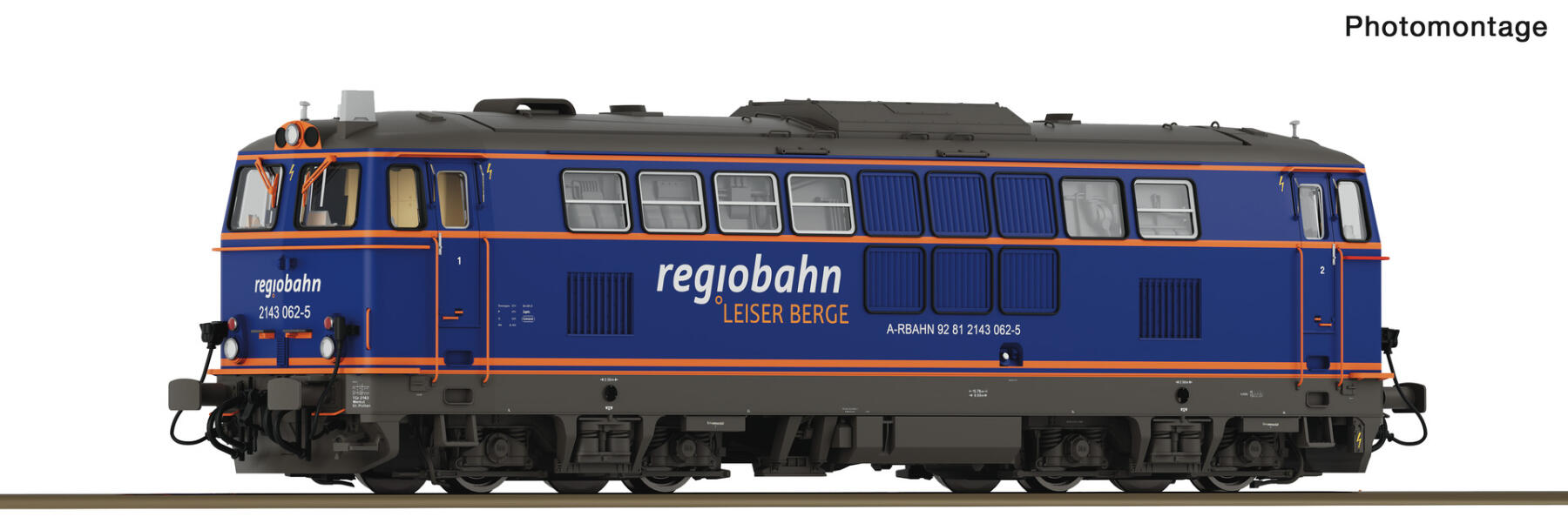 Roco 7310093  H0 Diesellokomotive BR 2143 062-5 Regiobahn ,Ep VI - Sound Version