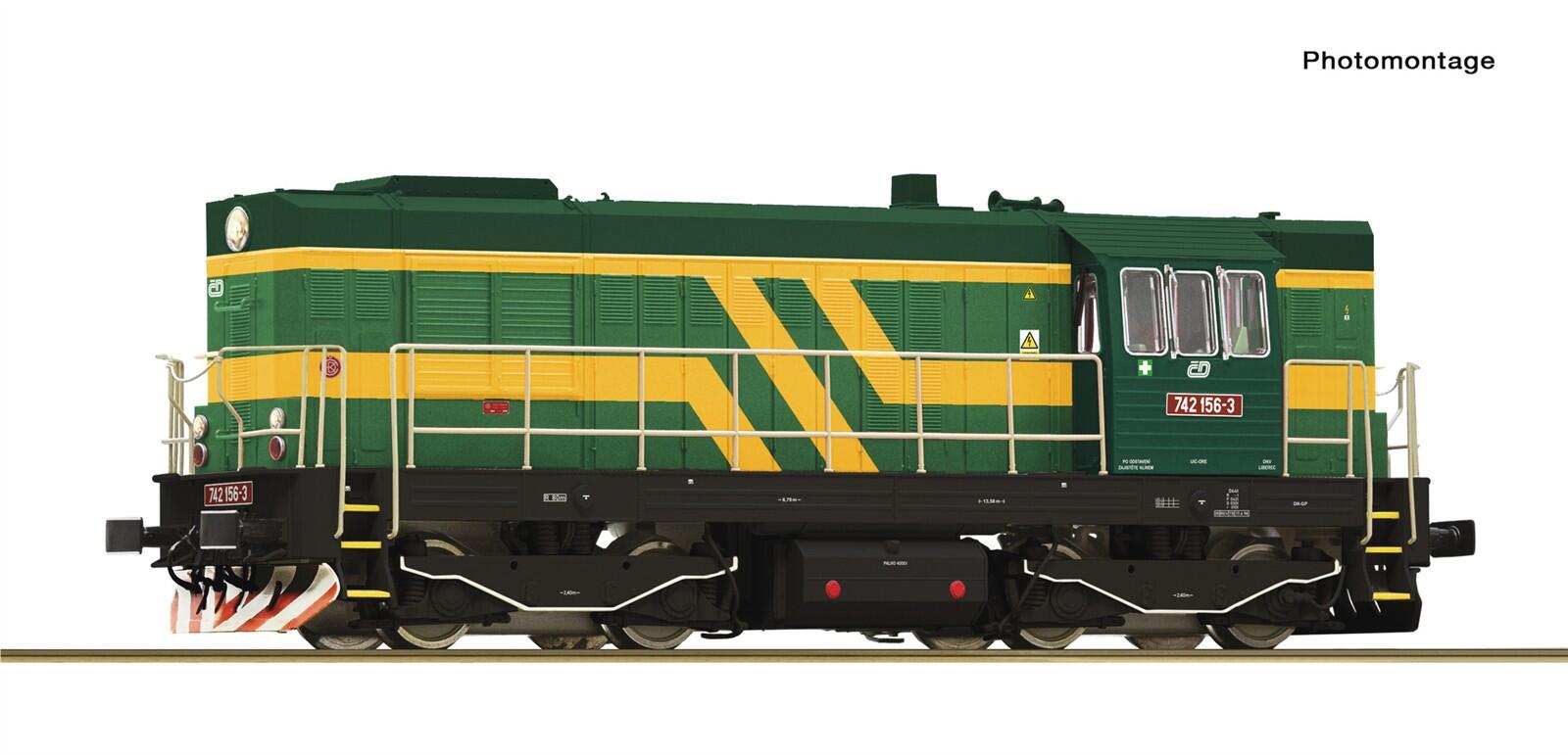 Roco 7310021  H0 Diesellokomotive BR 742 156-3 CD ,Ep V-VI - Sound Version