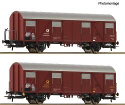 Roco 6600248  H0 2-teiliger Set: Gedeckte...