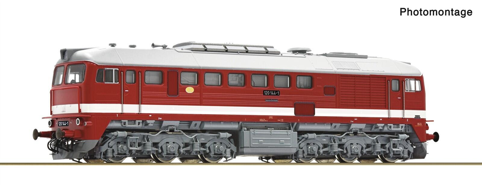 Roco 7320096 AC H0 Diesellokomotive BR 120 144-1 DR ,Ep IV - Sound Version