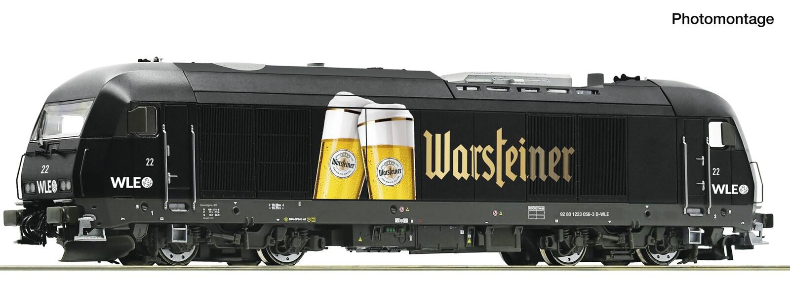 Roco 7300104  H0 Diesellokomotive BR 22 „Warsteiner“ WLE ,Ep VI