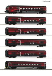 Roco 6210178  H0 6-teiliger Set 1: Railjet der neuen...