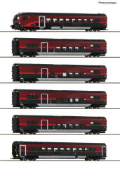Roco 6220178 AC H0 6-teiliger Set 1: Railjet der neuen...