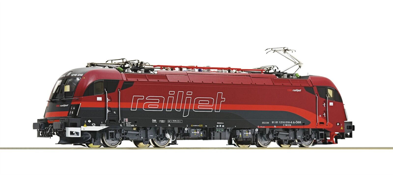 Roco 7510182  H0 Elektrolokomotive BR 1216 016-6 „Railjet“ ÖBB ,Ep VI - Sound Version