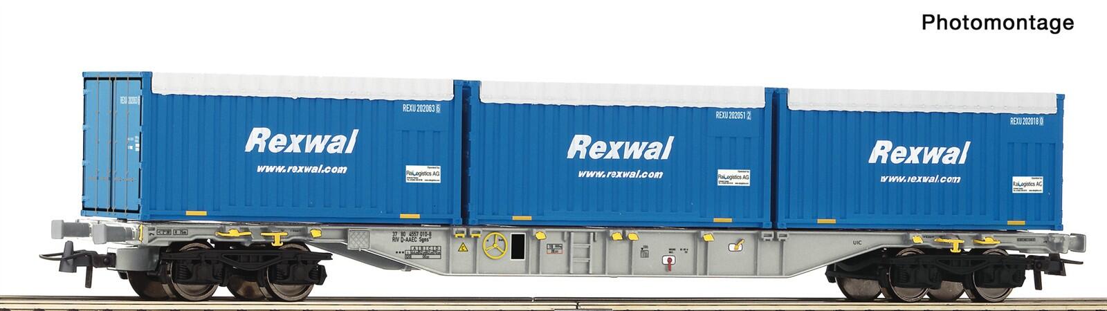 Roco 6600234  H0 Containertragwagen AAE ,Ep VI