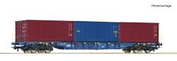 Roco 6600145  H0 Containertragwagen CD Cargo ,Ep VI