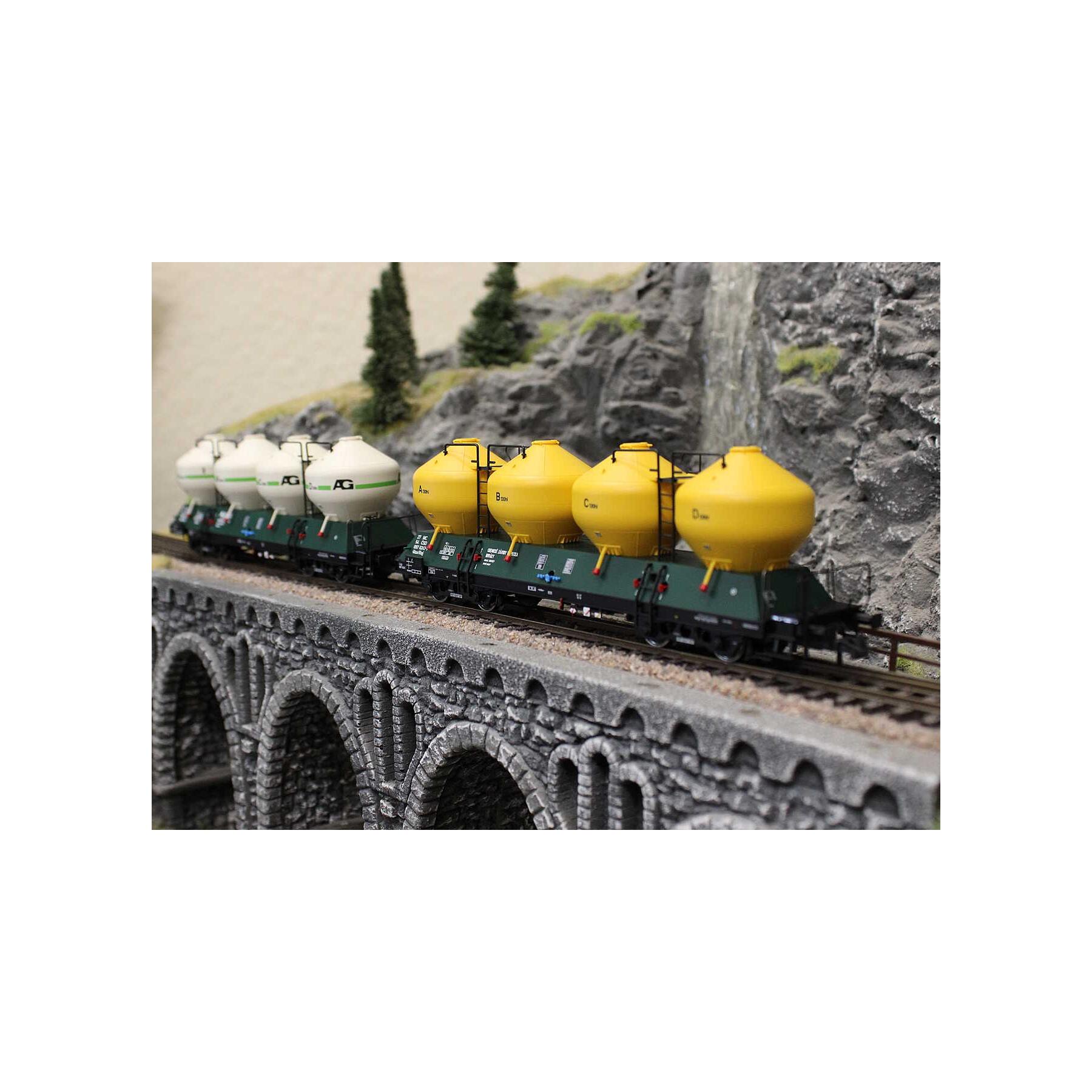 Roco 6600236 H0 2-teiliger Set: Silowagen CSD ,Ep IV