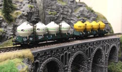 Roco 6600236 H0 2-teiliger Set: Silowagen CSD ,Ep IV