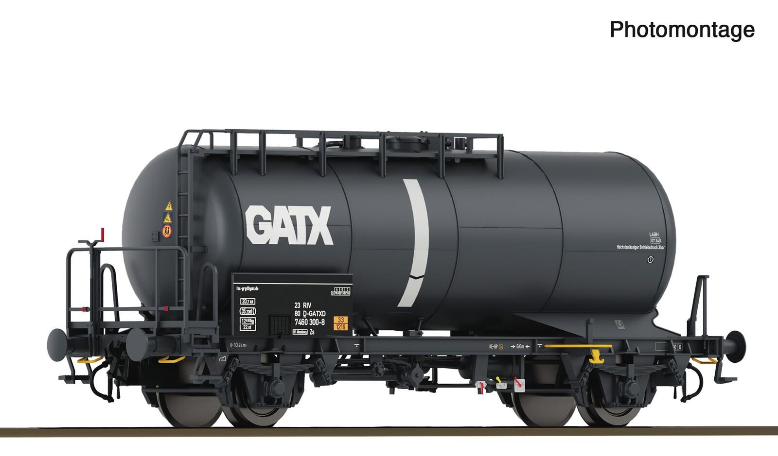 Roco 6600247  H0 Chemiekesselwagen GATX ,Ep V-VI