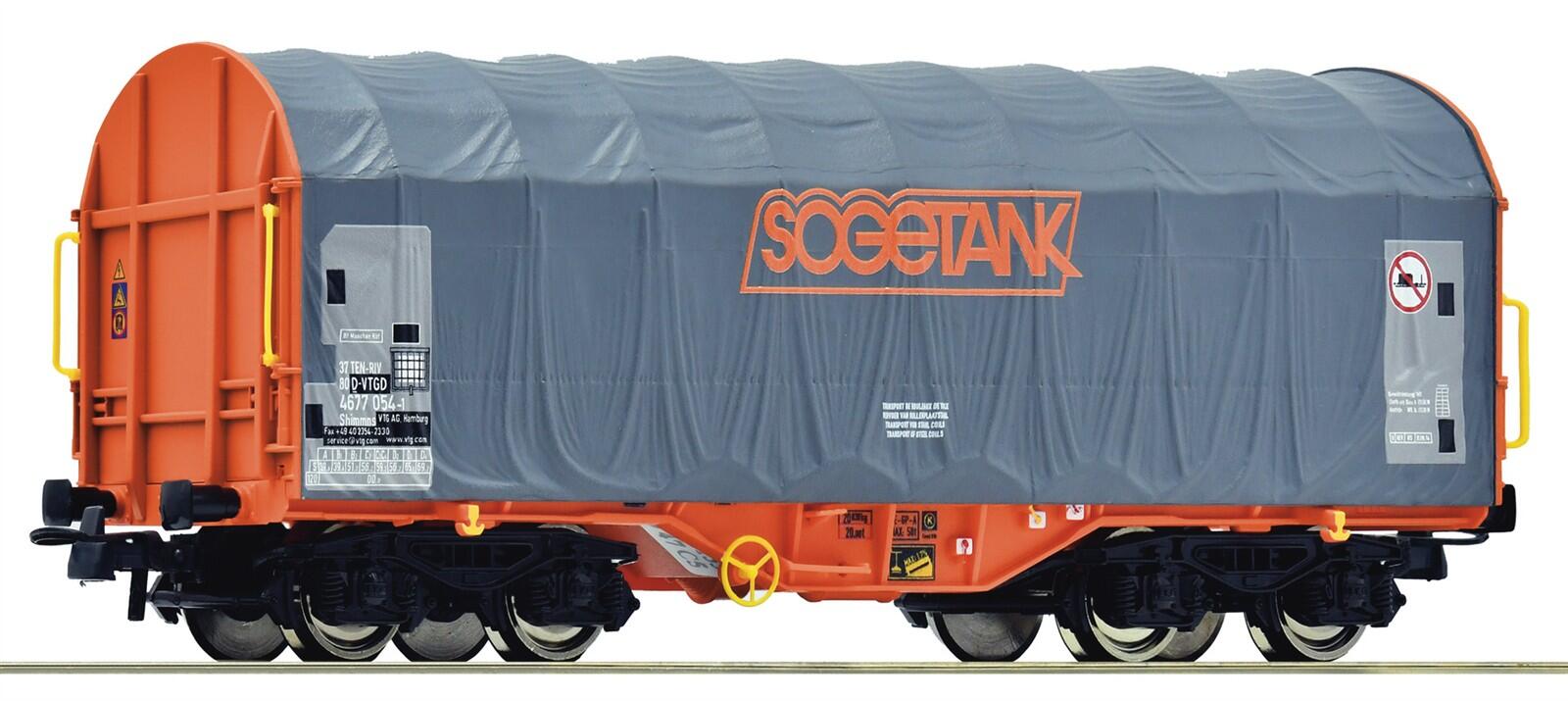 Roco 6600133  H0 Schiebeplanenwagen Sogetank ,Ep VI