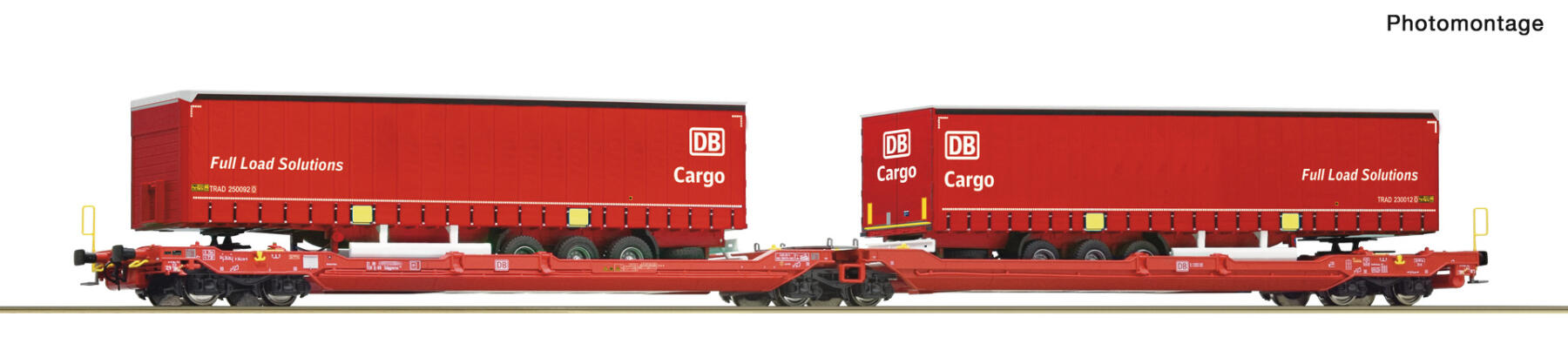 Roco 6600168  H0 Doppeltaschen-Gelenkwagen T3000e DB-AG ,Ep VI