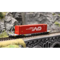 Arnold HN9766 TT graue Farbgebung 4-achs. Containerwagen,...