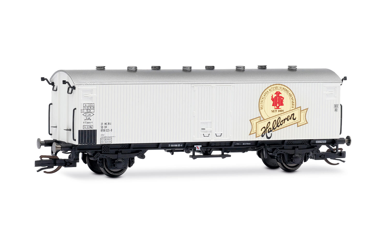 Arnold HN9776 TT 2-achs. Fährbootkühlwagen DR, „Halloren”