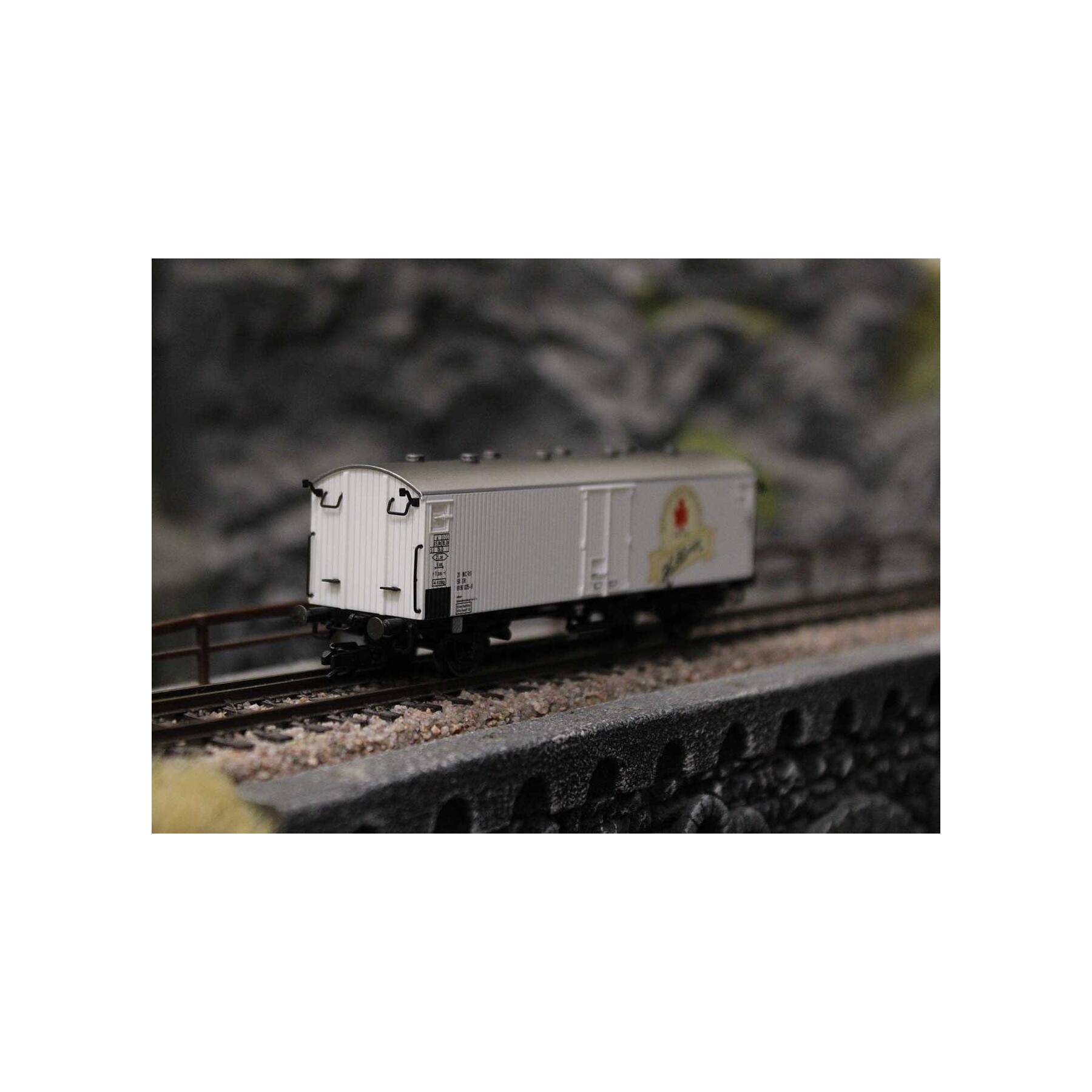 Arnold HN9776 TT 2-achs. Fährbootkühlwagen DR, „Halloren”