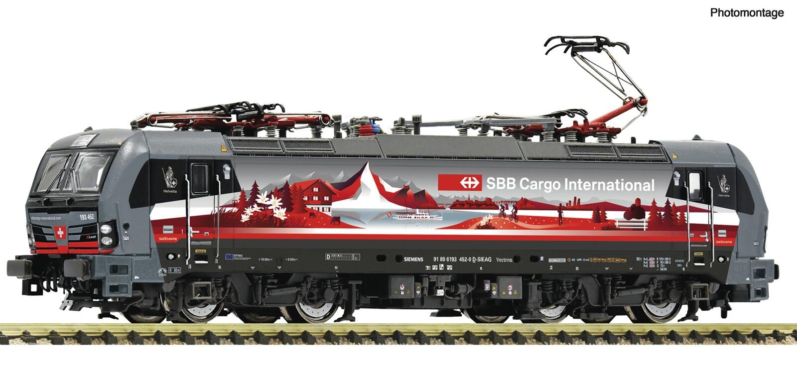 Fleischmann 7570088 N Elektrolokomotive 193 452 SBB CH Piercer - Sound Version ,Ep VI