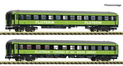 Fleischmann 6260085 N 2er Set Personenwagen Flixtrain #1...