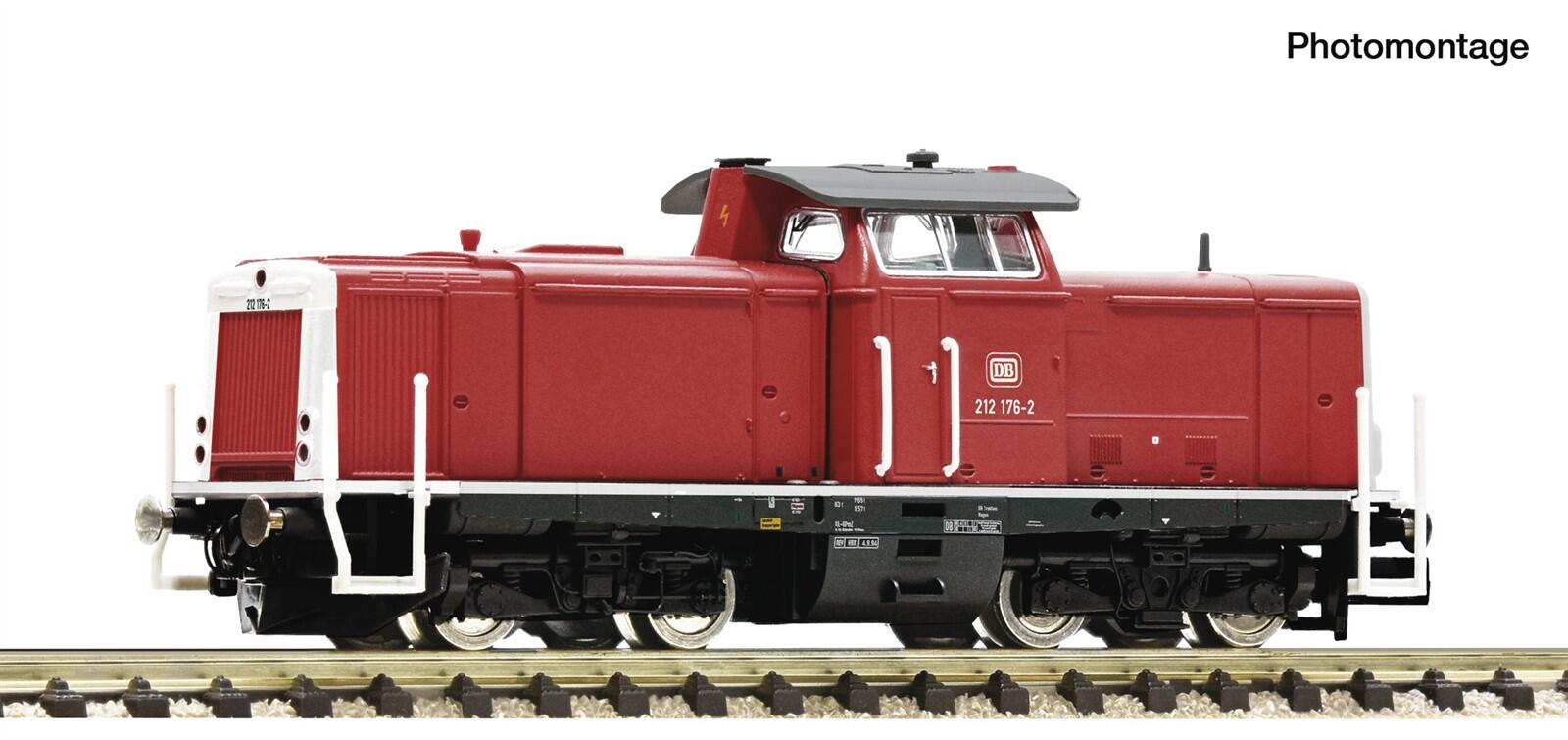 Fleischmann 7370041 N Diesellokomotive BR 212 DB orientrot - Sound Version ,Ep IV