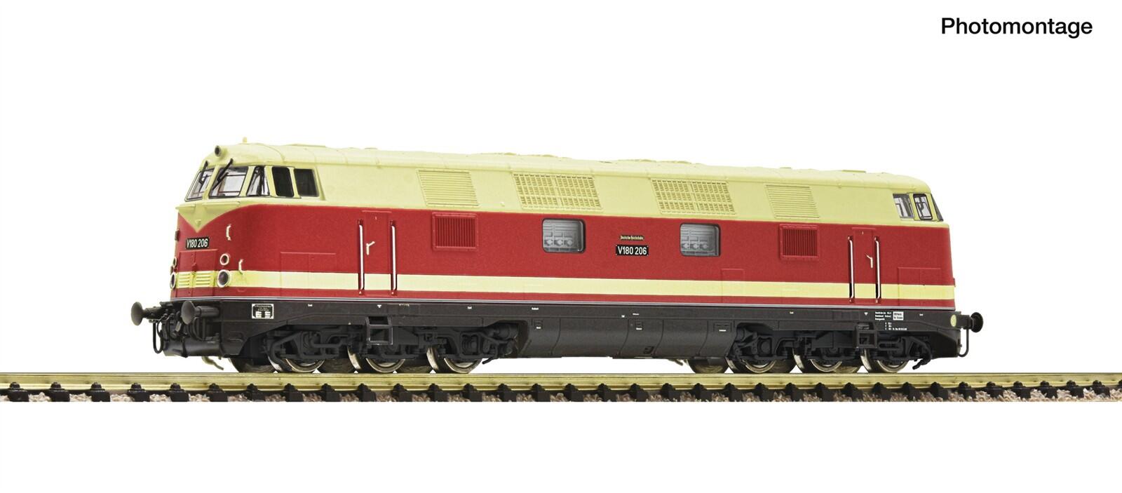 Fleischmann 7370038 N Diesellokomotive V180.2 DR - Sound Version ,Ep III