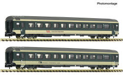 Fleischmann 6260095 N 2er Set Reisezugwagen...