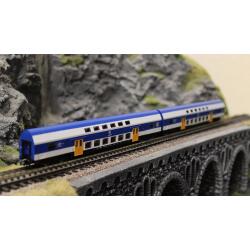 Fleischmann 6260094 N 2er Set Doppelstockwagen DR...