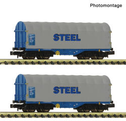 Fleischmann 6660173 N 2er Set Schiebeplanenwagen ÖBB...