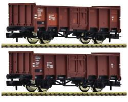 Fleischmann 6660138 N 2er Set offene Güterwagen DR...