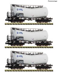 Fleischmann 6660171 N 3er Set Knickkesselwagen VTG ,Ep VI