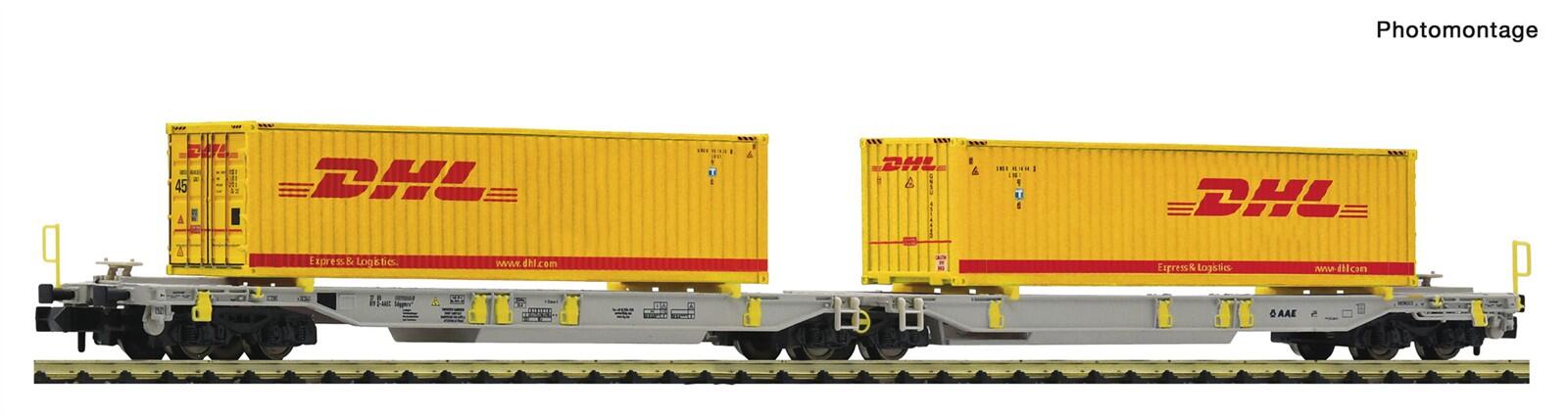Fleischmann 6660069 N Doppeltaschenwagen T2000 AAE+DHL ,Ep VI