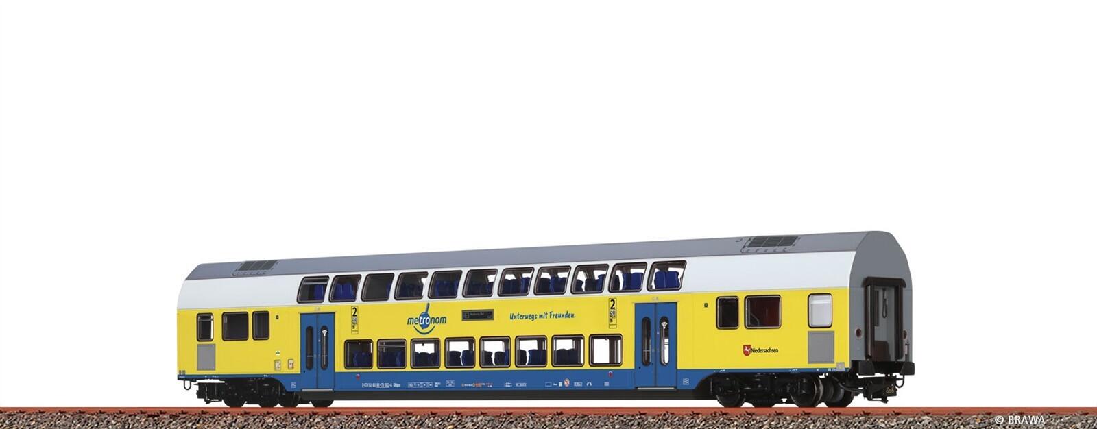 Brawa 44572 H0  Doppelstock-Mittelwagen 2.Klasse Metronom (RE 3 Hamburg Hbf)