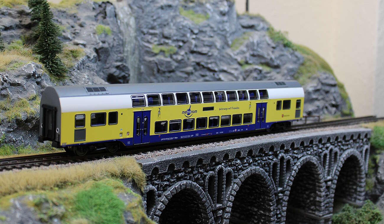 Brawa 44595 H0  Doppelstock-Mittelwagen 2.Klasse Metronom (RE 3 Hamburg Hbf)