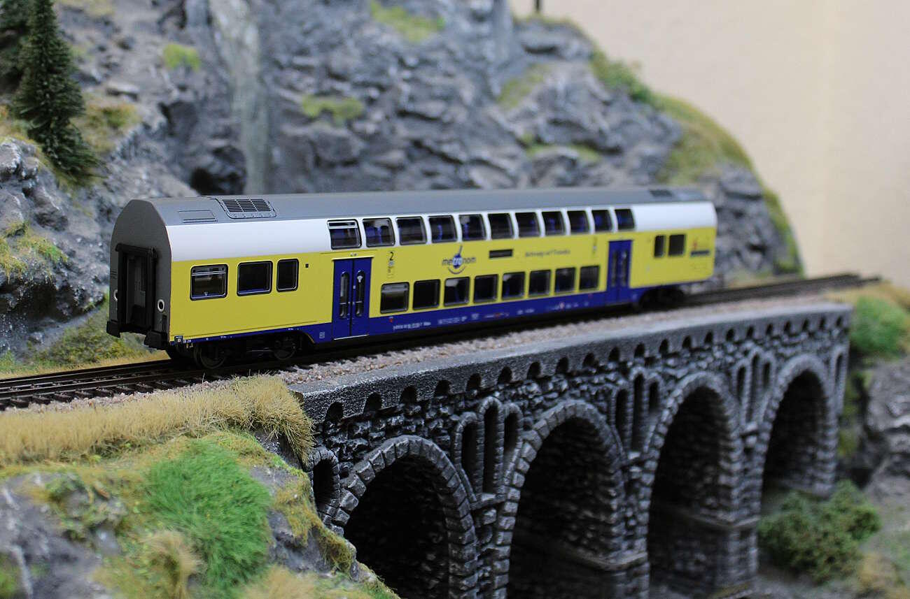Brawa 44595 H0  Doppelstock-Mittelwagen 2.Klasse Metronom (RE 3 Hamburg Hbf)