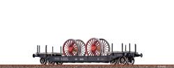Brawa 47918 H0  Tiefladewagen SSm K.Bay.Sts.B., mit...