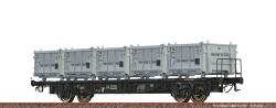 Brawa 49138 H0 Behältertragwagen Lbs589 DB, mit...