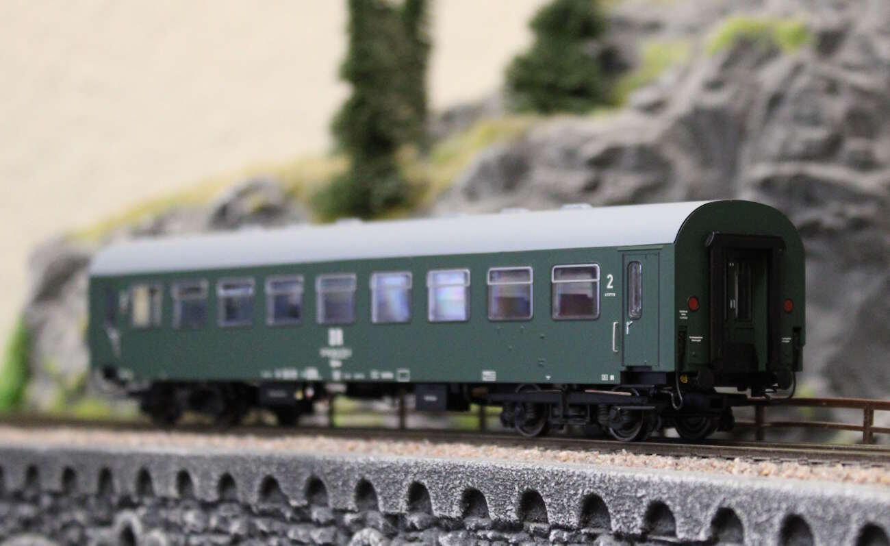 Brawa 51323 H0 Personenwagen 2.Klasse Bghwe DR