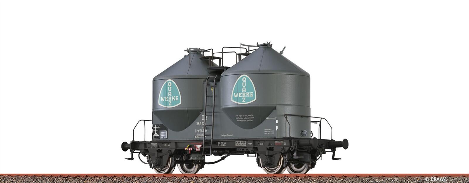 Brawa 51328 H0  Staubbehälterwagen Ucs56 Kds "Quarzwerke" DB