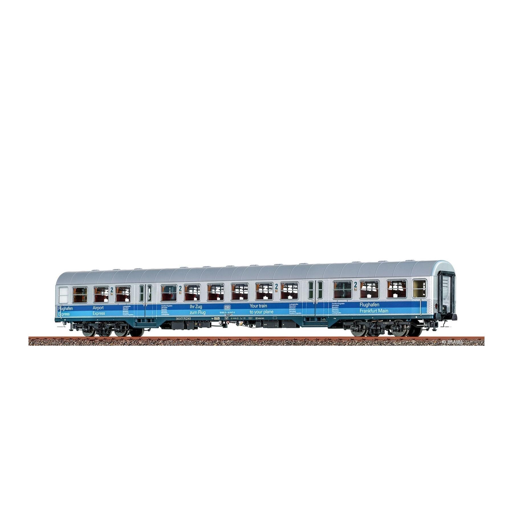 Brawa 58199 H0 Nahverkehrswagen Bnrzb728 "Flughafen Frankfurt/Main" DB