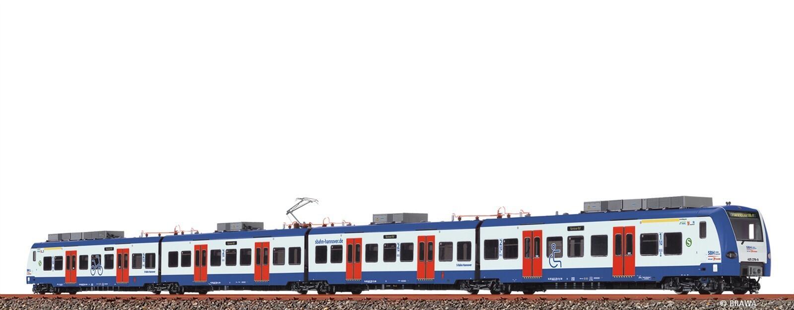 Brawa 58239 H0  Elektrotriebwagen BR 425 S-Bahn Hannover (Hannover Hbf), 4er-Set