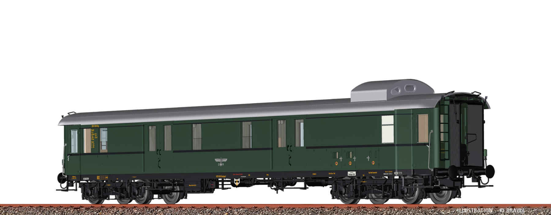 Brawa 58295 H0  Gepäckwagen Pw4ü-36 DRG
