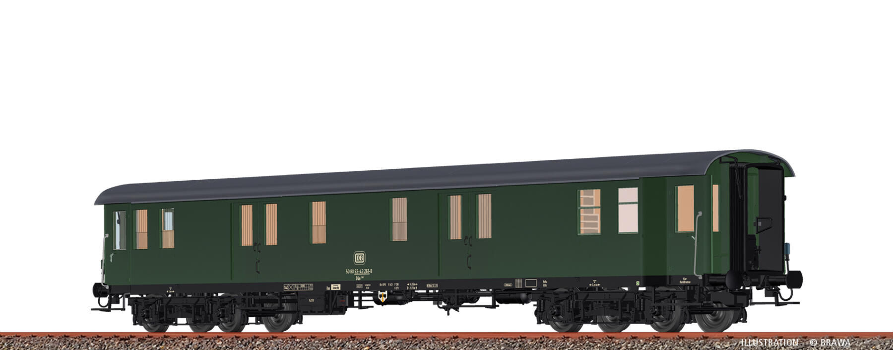 Brawa 58300 H0  Gepäckwagen Düe941 DB