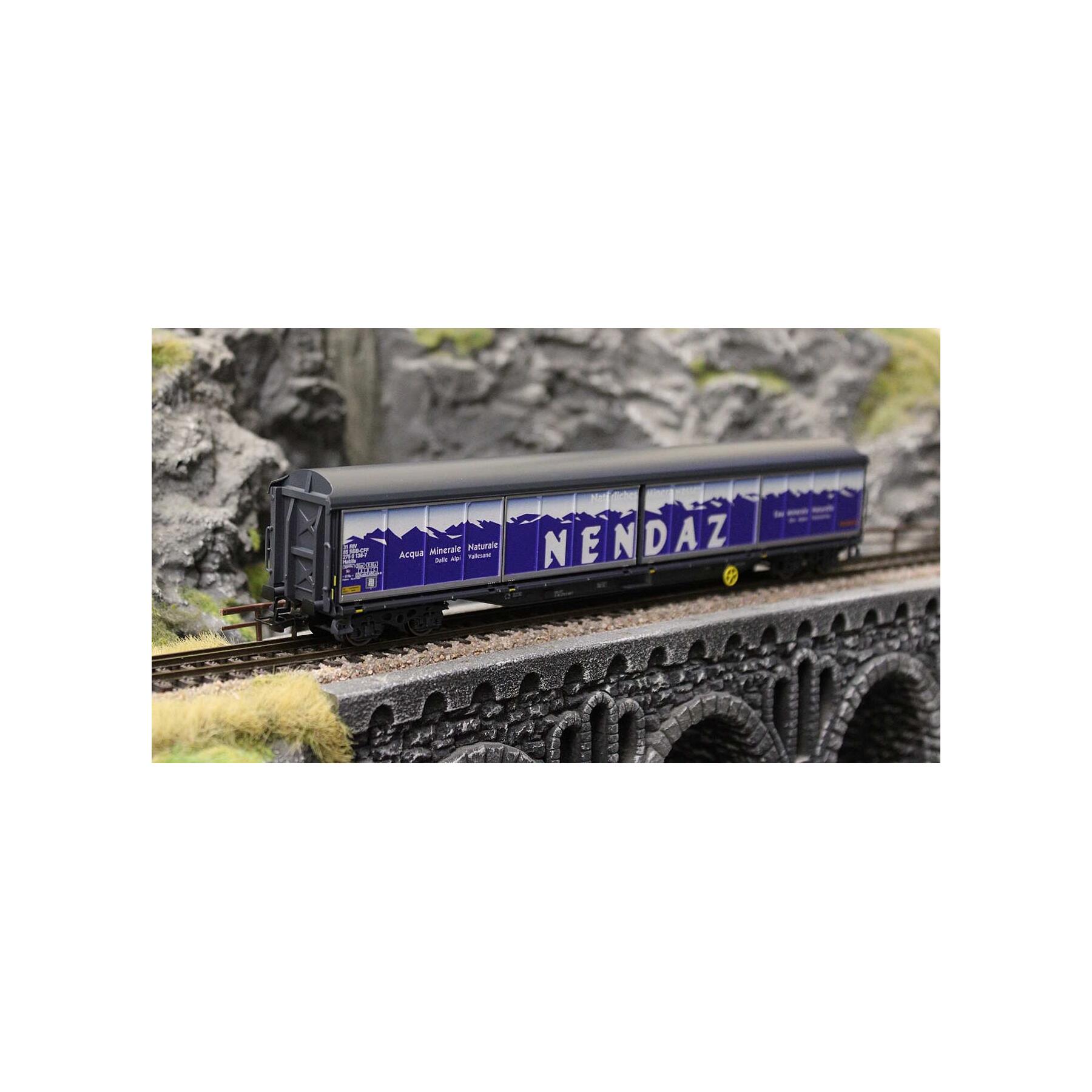 Rivarossi HR6720 H0 SBB, 4-achs. Schiebewandwagen der Bauart Habils „NENDAZ“