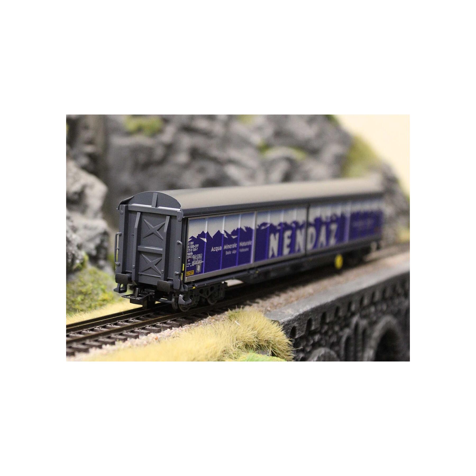 Rivarossi HR6720 H0 SBB, 4-achs. Schiebewandwagen der Bauart Habils „NENDAZ“