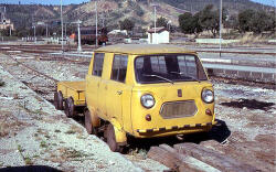 Rivarossi HR9006S H0 Draisine Fiat 500 mit sechseckigem...